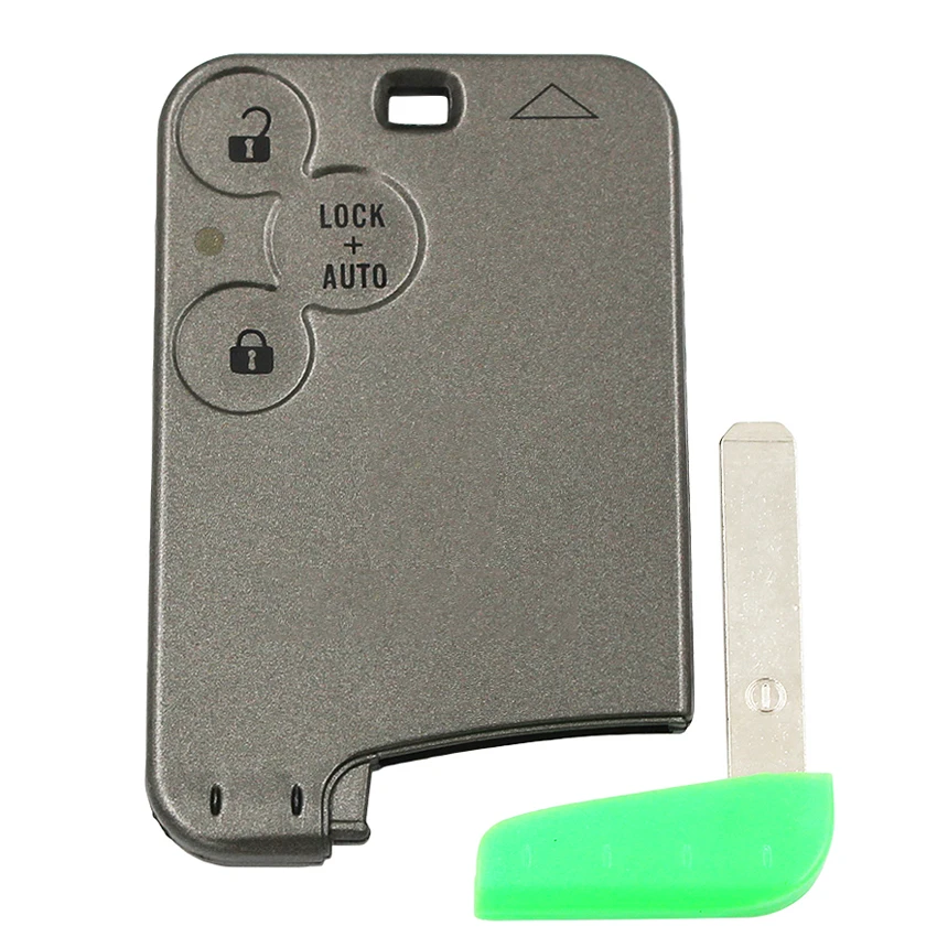 Умная карта с тремя кнопками ФОБ брелок для Renault Laguna 2001 2008 необработанным