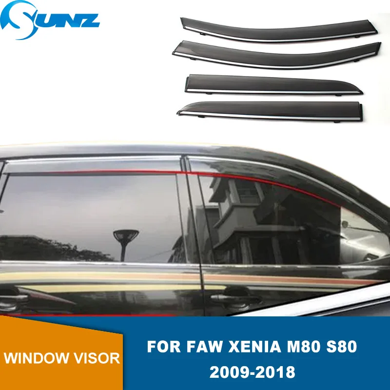 

Side Window Visor For Faw Xenia M80 S80 2009 2010 2011 2012 2013 2014 2015 2016 2017 2018 Window Rain Guards Weathershilds SUNZ