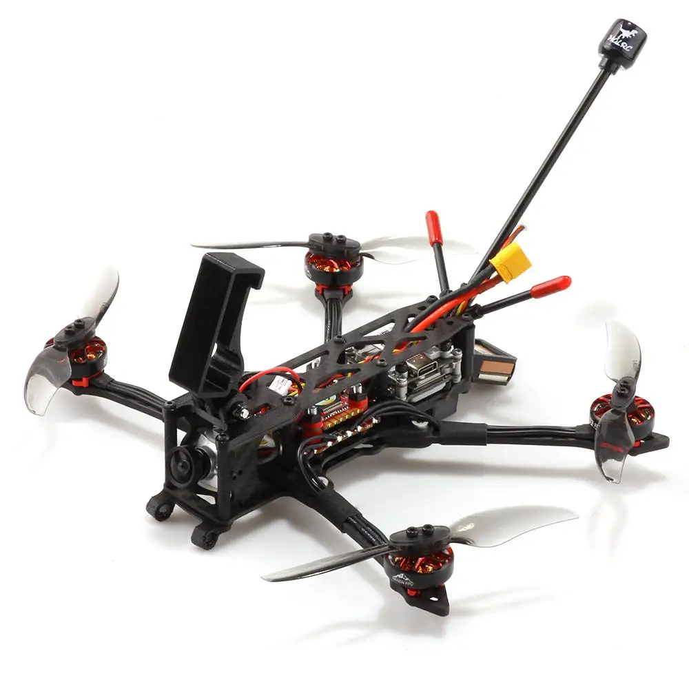 

HGLRC Rekon4 HD Zeus F722 Mini BLHELIS 28A Caddx Polar Vista Kit M80 GPS Buzzer 1404 2800KV 4S 4-дюймовый микро Дрон дальнего действия