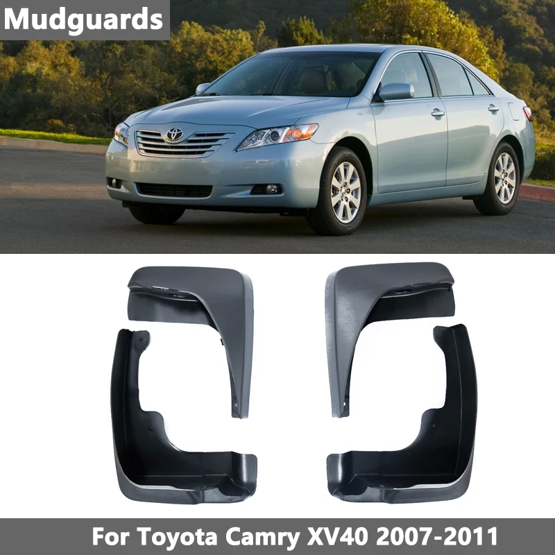 For Toyota Camry Altis Aurion XV40 40 2007 2008 2009 2010 2011 Car Mud Flaps Fender Mudguards Mudflaps Splash Guards Accessories