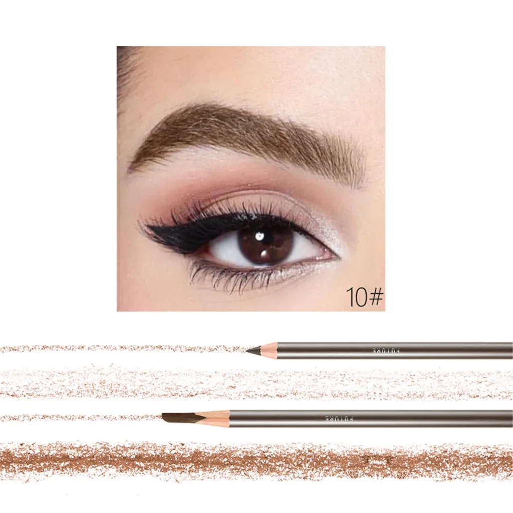 10 Pudaier Microblading ручка для бровей Водонепроницаемая вилка карандаш для бровей длительный макияж профессиональный эскиз бровей инструмент для красоты 905 - Цвет: 10