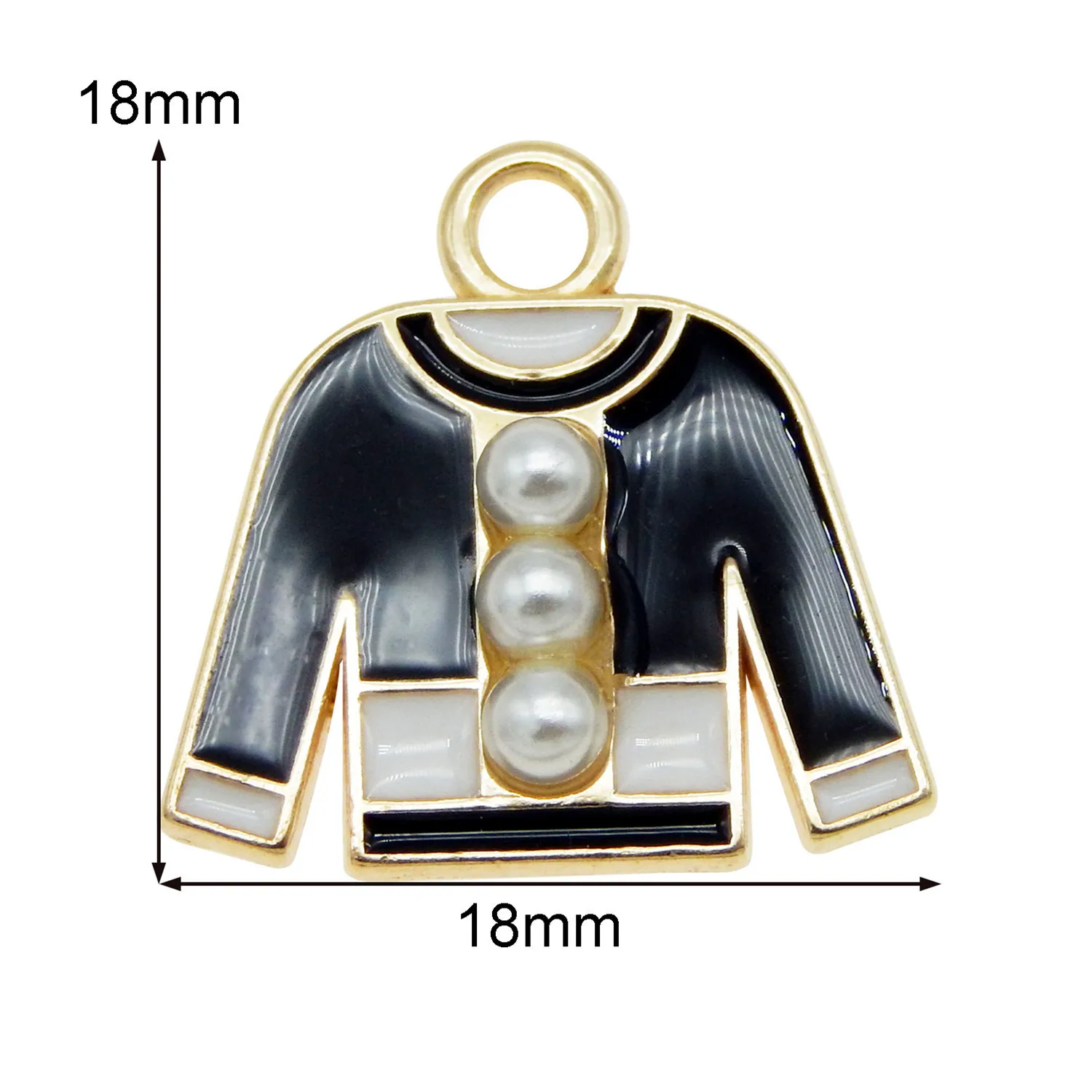 4 шт. эмаль золотой кулон разных тонов для ожерелья браслета тканевые подвески