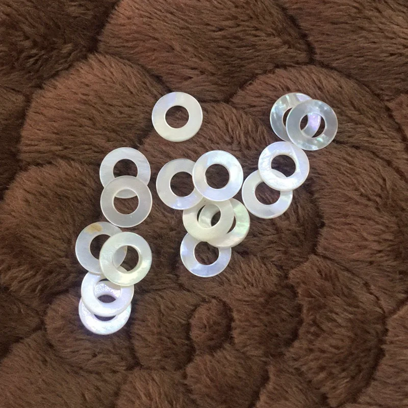 (Высокое качество) 8 мм 30 шт. круглые с большим отверстием 100% чистый натуральный