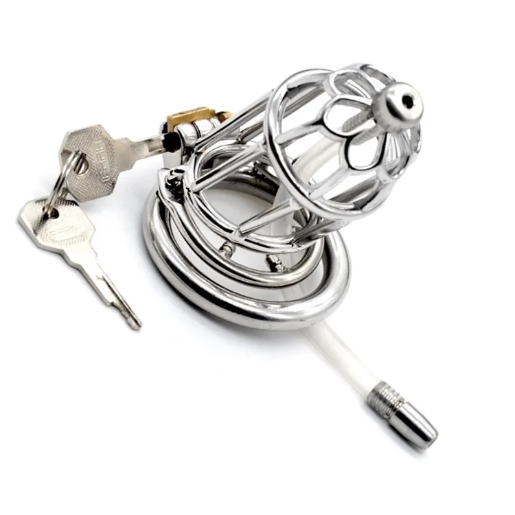 Целомудрие тюрьма птица мужской из нержавеющей стали петух клетка пенис кольцо