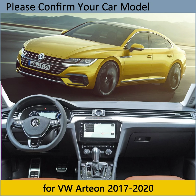 Защитная накладка на приборную панель для Volkswagen VW Arteon 2017 2018 2019 2020 аксессуары