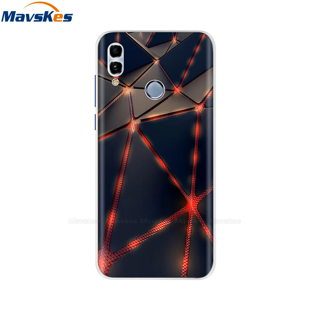 18 Huawei Honor 10 Lite чехол мягкий силиконовый милый ТПУ задняя крышка для Fundas huawei P Smart /Honor 10 удобный телефонный футляр сумки - Цвет: 18