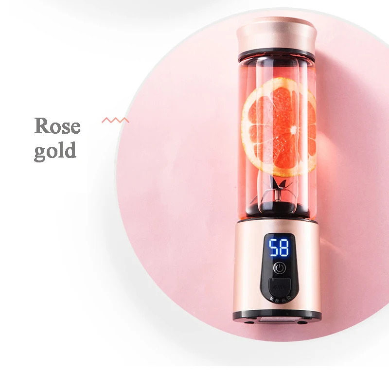 

Portable USB Electric Juicer Blender Mini Mixers Juicers Fruit Extractors Food Milkshake Multifunction Sports Bottle Juicing Cup