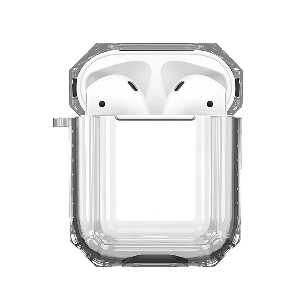 

TPU Earphone Case For Apple AirPods 1 2 Bluetooth Earphone Shell For Apple AirPods 12 Dust Guard Sticker Protective Accessories