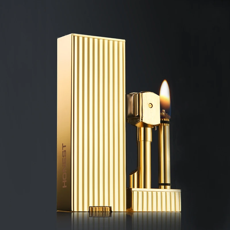 Новинка зажигалка для шлифовального круга Free Fire медная Кремниевая керосиновая