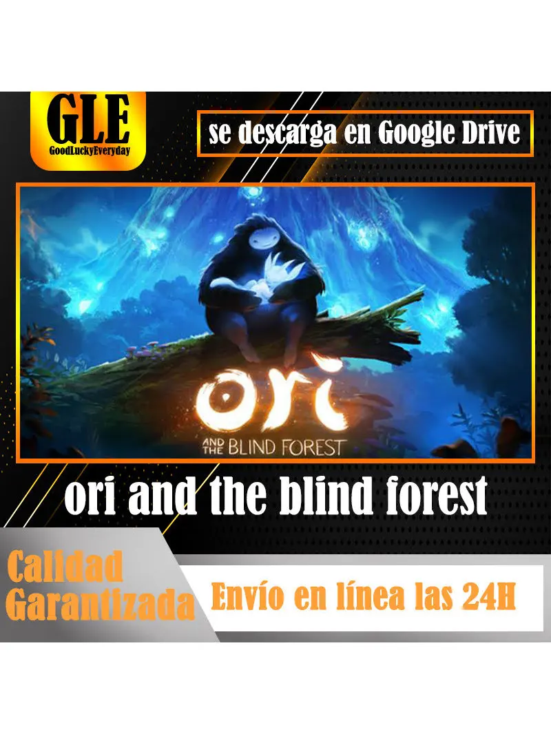 Компьютерные видеоигры Ori and the Blind Forest загрузка с помощью Google Drive decpress Winzip