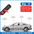 Резиновое уплотнение для дверей автомобиля, универсальные водонепроницаемые уплотнители для автомобильной двери типа D, с шумоизоляцией Epdm, автомобильная резиновая полоска