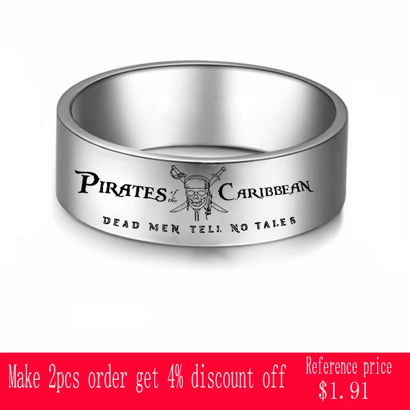 Модная обувь с изображением персонажа фильма Пираты Карибского моря кольцо