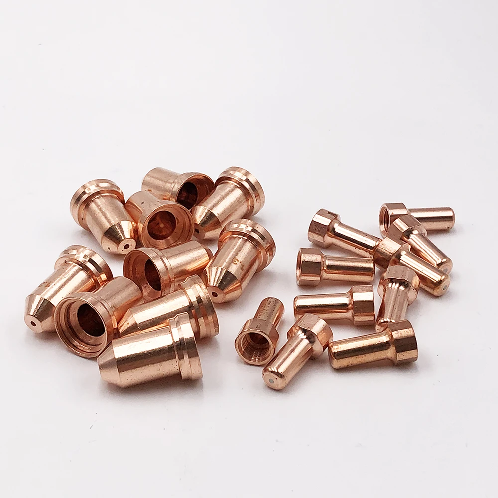 Фото - Plasma Consumable for Plasma Cutting Torch PT-80 PT80 PT 80 PTM80 PTM-80 IPT-80 52558 Electrode 10pcs and 51311 Nozzle 10pcs 10pcs backstrike 51311 nozzle for pt80 pt 80 pt 80 ipt80 ptm80 ptm 80 ipt 80 plasma cutting torch consumables