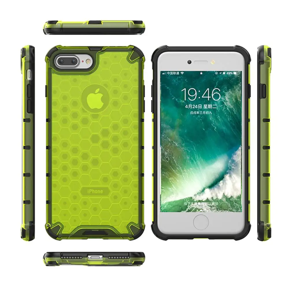 Hot Sale for iphone 11 pro max 7 plus 8 xs xr Air Bag case PC Silicone Shockproof Shell 6s Phone Cases |