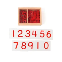 montessori math toy for number learning cut out 1 10 cognitive card wooden counter early childhood education game teaching aid