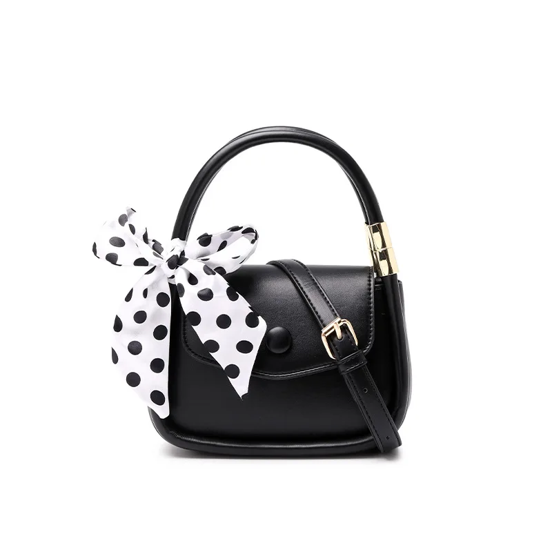 

2021 Fashion Women Bag Leather Handbags Designer Bow Shoulder Bag Small Flap Crossbody Bags for New Women Simple Messenger Bags