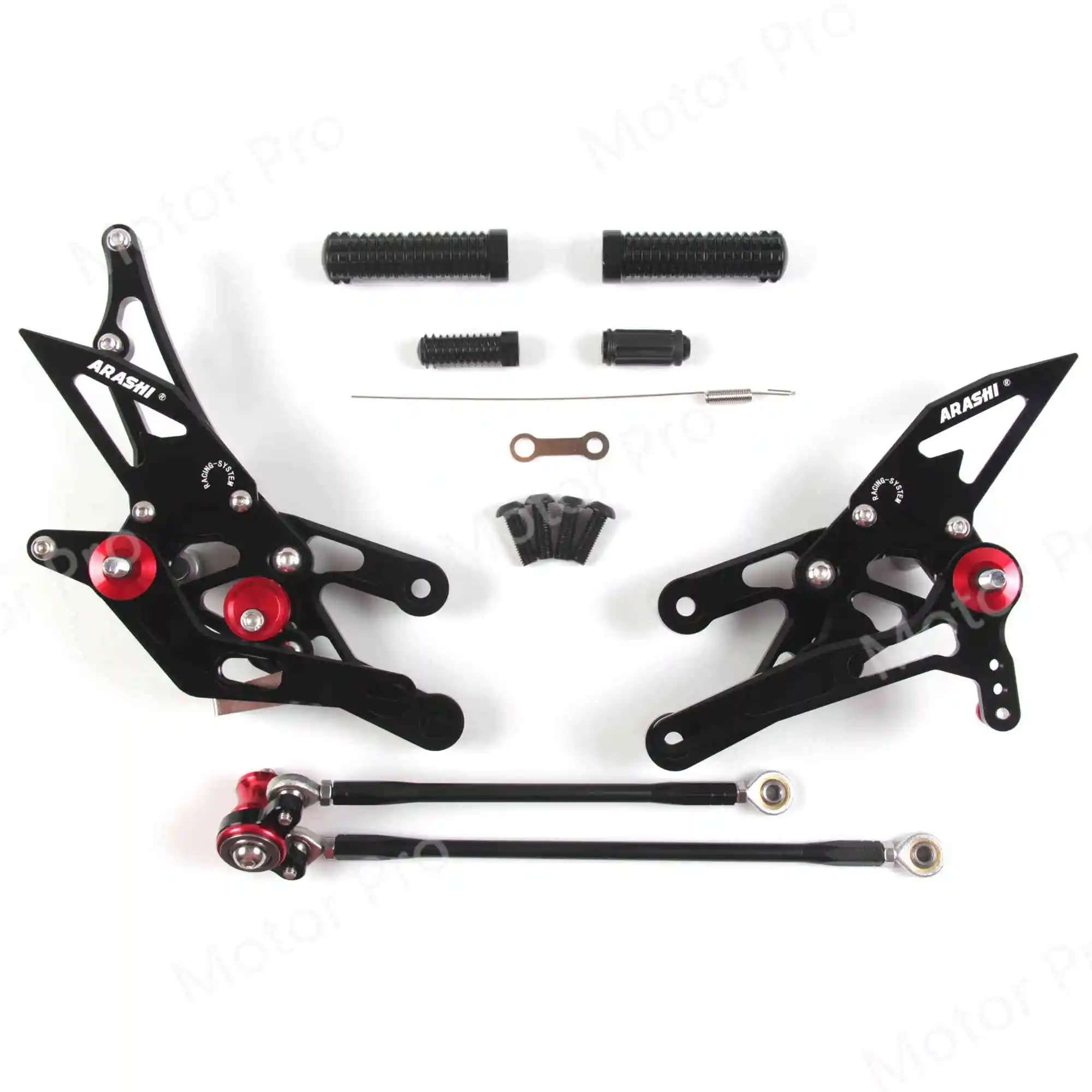 2.0 Black Регулируемые подножки для Honda CBR1000RR 2004-2007 аксессуары для мотоциклов Peg Rearsets педаль CBR 1000 RR CBR1000 1000RR - Цвет: 2.0 Black