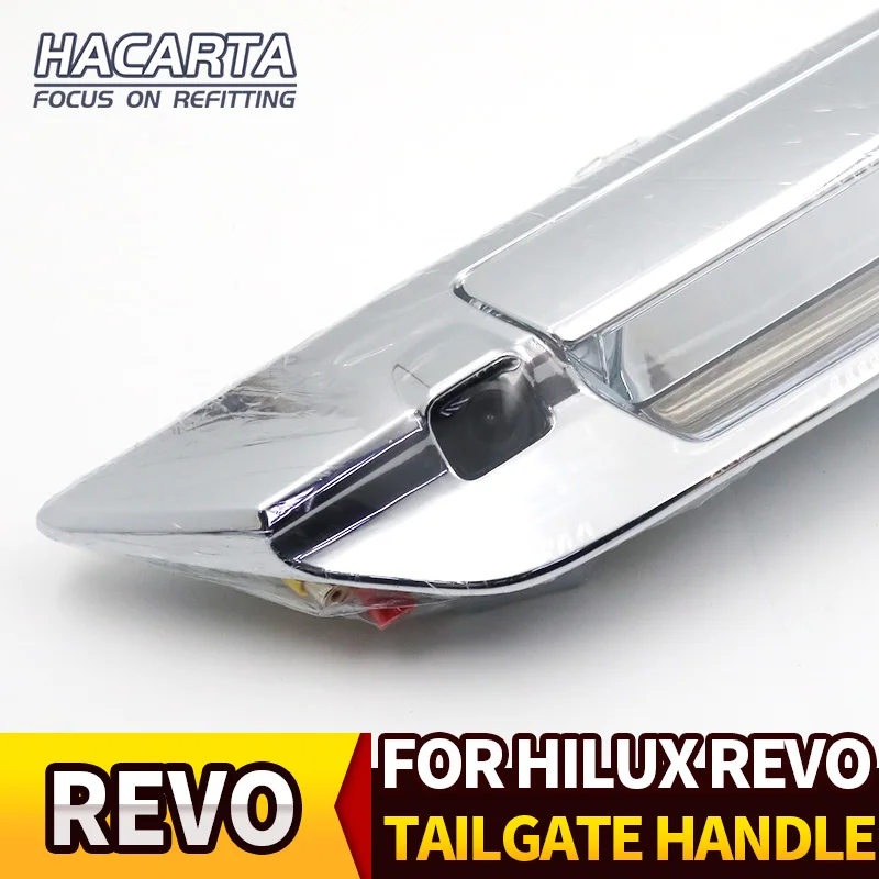 Для TOYOTA HILUX REVO ROCCO 2016-18 стандартные задние ворота ручки багажника с камерой