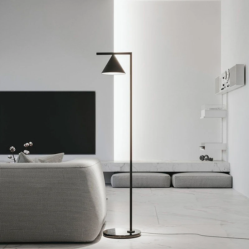 

Современные минималистичные скандинавские индивидуальные креативные дизайнерские напольные лампы с мраморным рисунком для гостиной и сп...