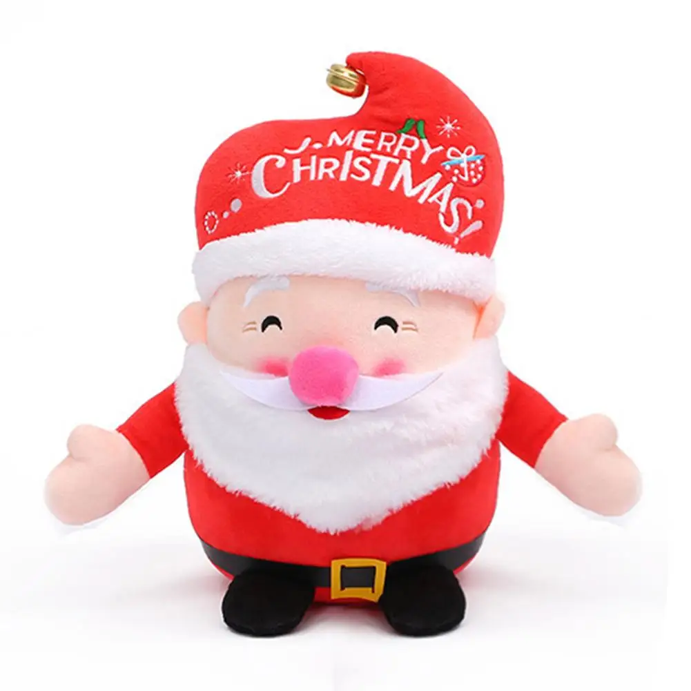 

Кукла Санта-Клаус, рождественские украшения для витрины, Санта-Клаус, мягкая плюшевая игрушка, идеальный подарок для детей, семьи, Frie