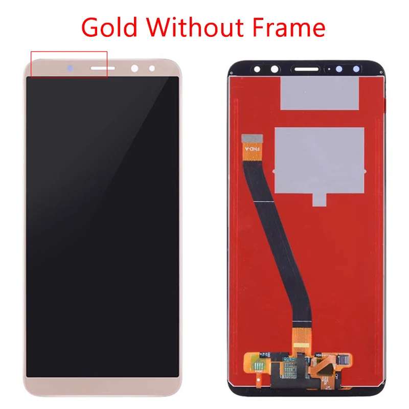 Gold No Frame 5," для huawei mate 10 Lite RNE L01 L02 L03 L21 ЖК-дисплей кодирующий преобразователь сенсорного экрана в сборе с заменой рамы - Цвет: Gold No Frame