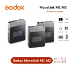Беспроводной петличный микрофон Godox MoveLink M1 M2, 2,4 ГГц, два канала