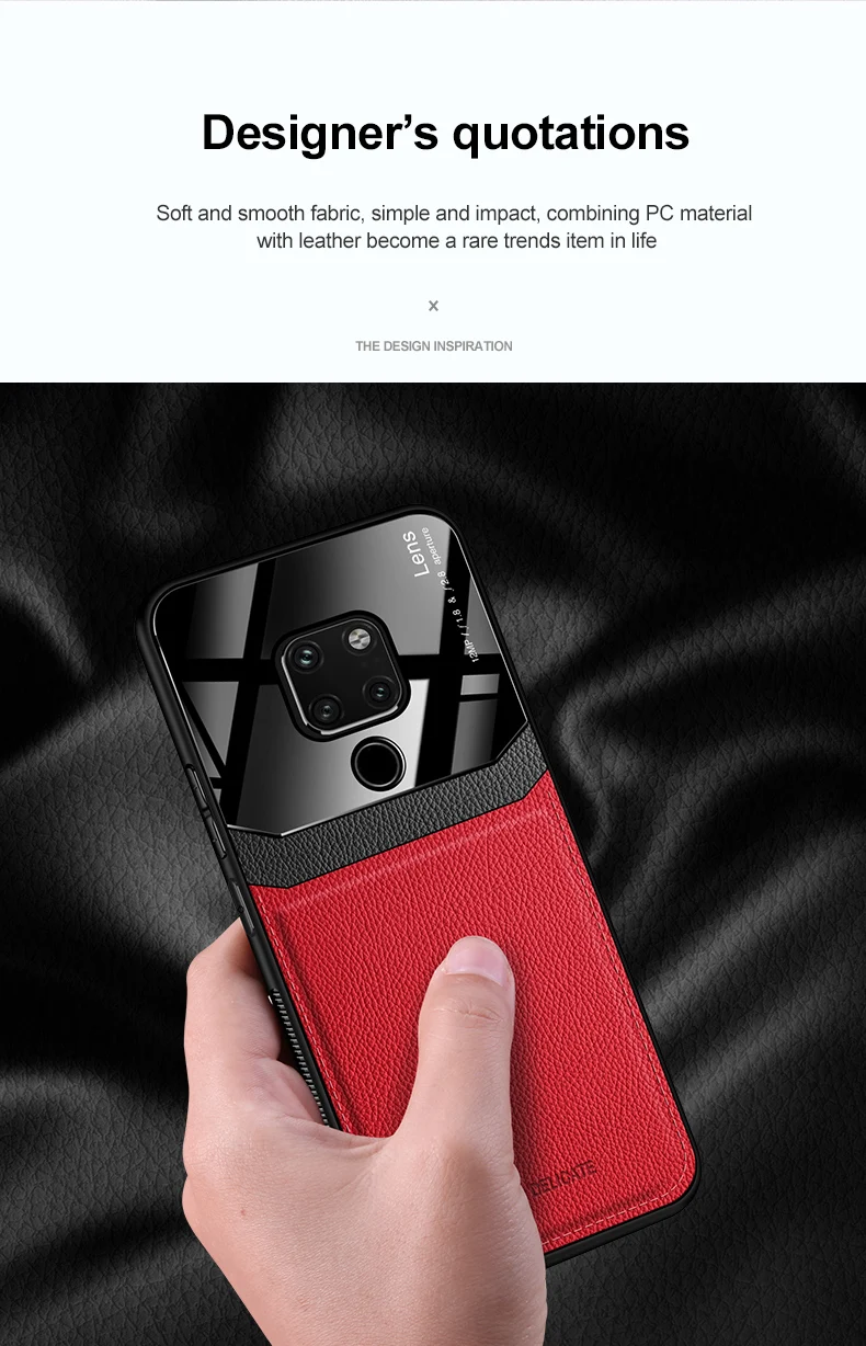 Чехол для телефона для huawei mate 20 Pro, чехол, роскошный бизнес ПК, зернистая кожа, задняя крышка, чехол для huawei mate 20X20 Pro, чехол