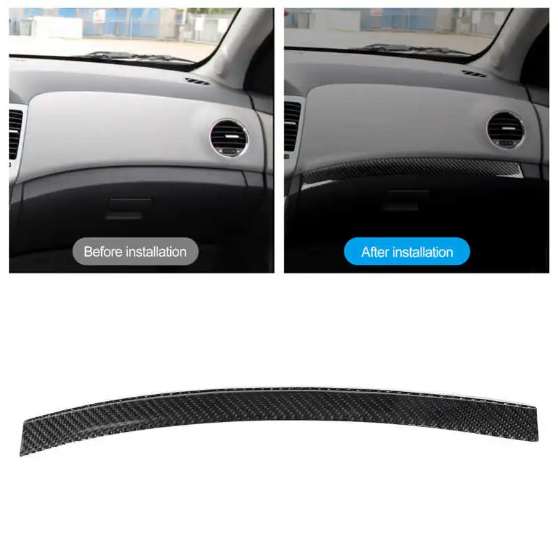 Панель приборной панели из углеродного волокна Co Pilot панель полоса отделка