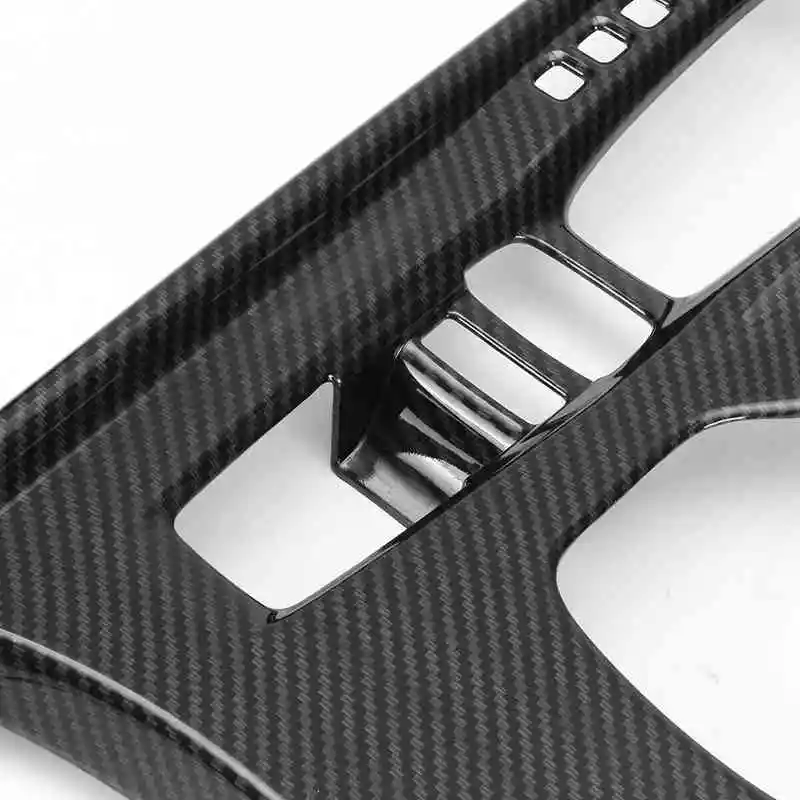 Углеродное волокно стиль коробка переключения передач Панель держатель Крышка