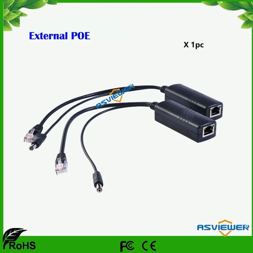 Poe сплиттер постоянного тока 12 В инжектор разъем IEEE802.3af Active 10/100 Мбит/с для ip камер