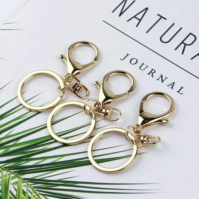 Брелок из нержавеющей стали для мужчин и женщин простой прочный держатель с