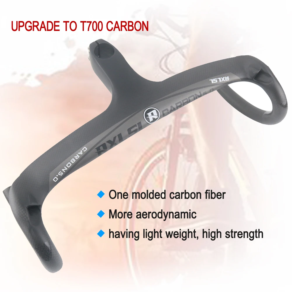 RXL SL углеродный материал интегрированная ручка с стержнем 400/420/440 мм руль для