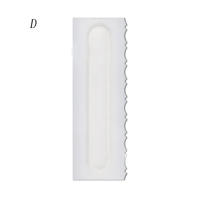 

1PCS Cream Scraper Comb Irregular Plastic Scraper Fondant Cake Shape Decoration Tool Set DIY High Quality Mold