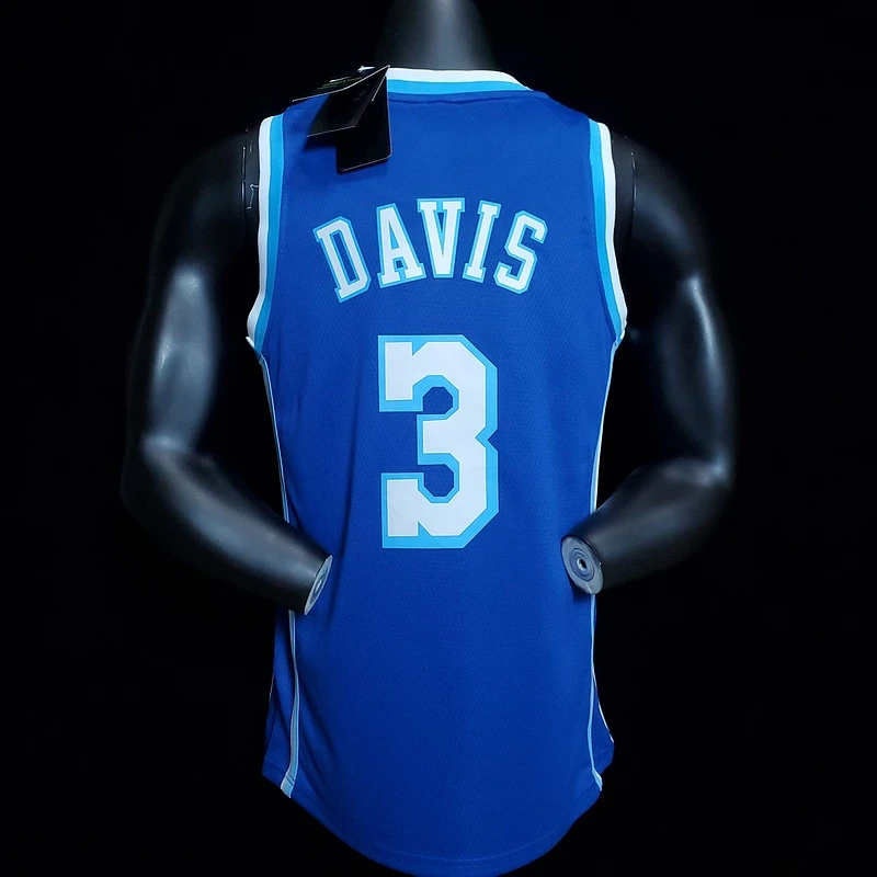 

DAVIS #3 Blue Los Angeles on front basketball jersey men jerseys shirt sport shirts vest best quality
