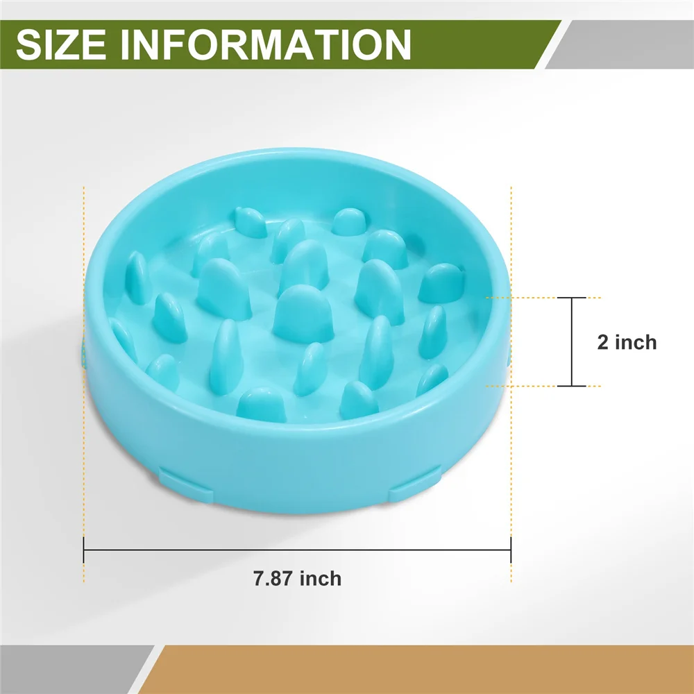

Slow Feeder Dog Bowl PP pet bowl for medium dog puppy non-slip Eco-friendly pet Dog Feeding Food Bowls