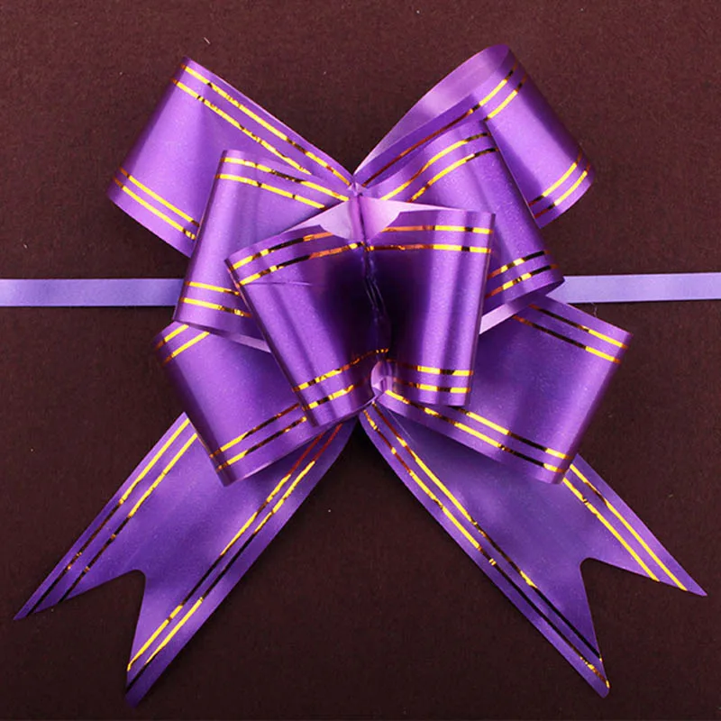 10 шт. шнурок ленты DIY Подарочная коробка Упаковка мешок украшения лук День