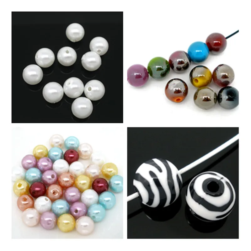Красочные акриловые бусины разделители для ювелирных изделий DIY фурнитура