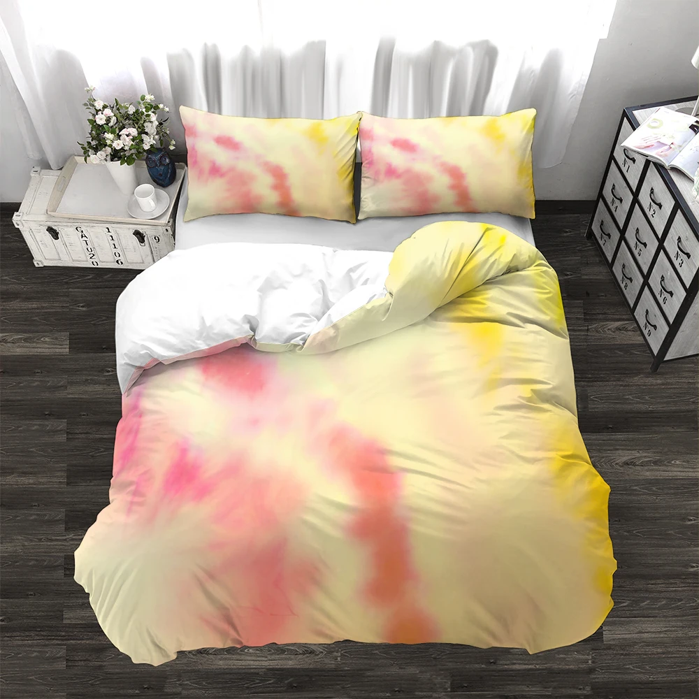 

3pcs Duvet Cover Set Customizable Polyester Stylish Durable Colorful Simple Art Style Comforter Bedding Sets AU US UK Size Gifts