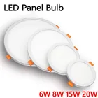 Светсветильник потолочный светодиодный круглый квадратный, 681520 Вт, 85-265 В переменного тока