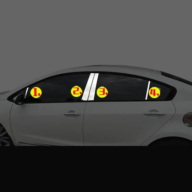 Автомобильный хромированный автомобильный Модифицированный корпус окна крышка