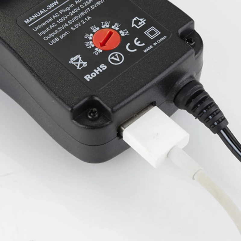 3V-12V 2A 2.5A AC/DC адаптер Регулируемый источник питания универсальный зарядное
