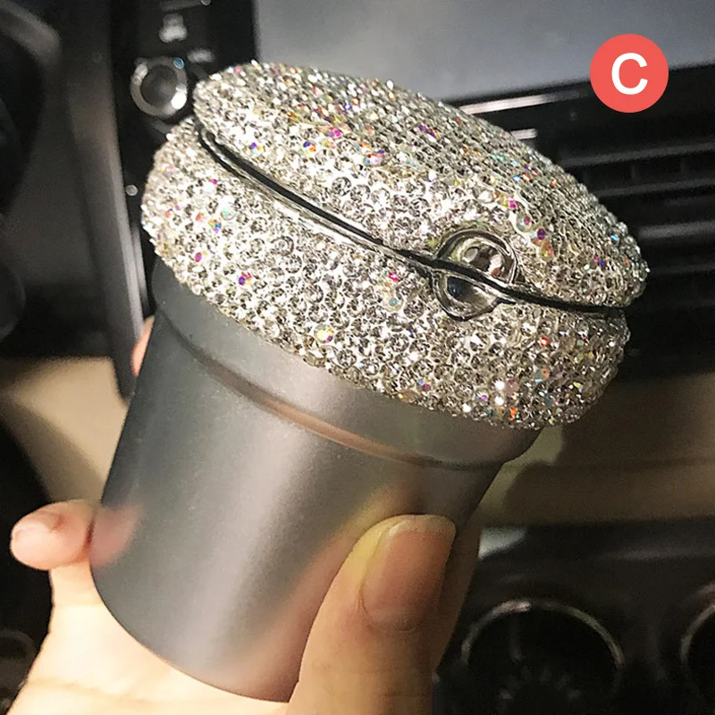 Портативный авто пепельница для сигарет Пепельница Кристалл бездымный стенд