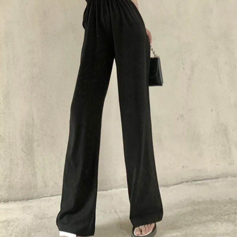 

Women Korean Strapless Jumpsuits Sexy Sleeveless Off Shoulder Combinaison Femme Summer Casual Streetwear Wide Leg Long Rompers