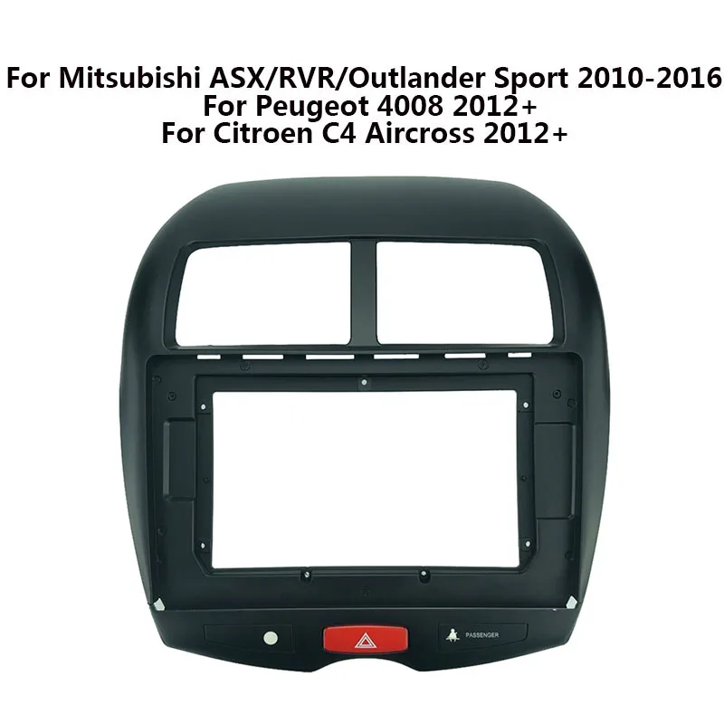 2 Din 9/10.1 inch Car Radio Fascia For Mitsubishi ASX/RVR/Outlander Sport Auto Stereo Dash Panel Mounting Trim Frame Kit