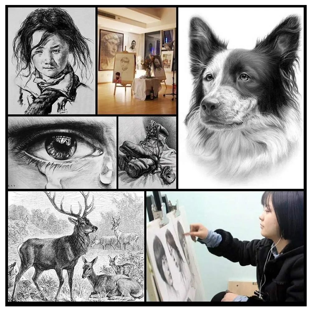 Набор чертежных карандашей 29 шт./компл. полный набор для набросков с графитовыми