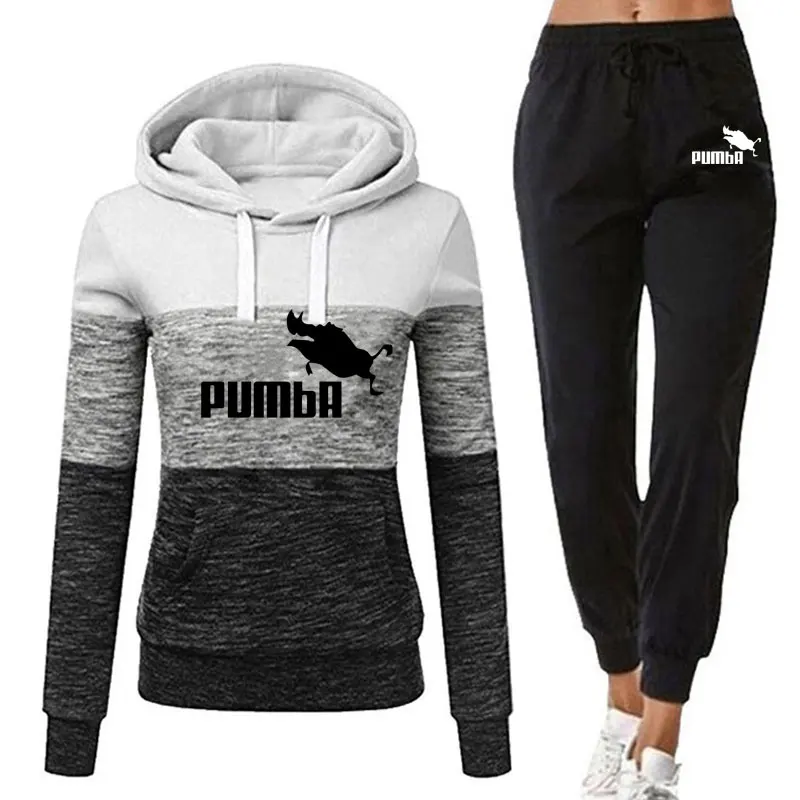

winter new product warm hoodie women's fashion casual suit track and field jogging pants sportswear men's and women