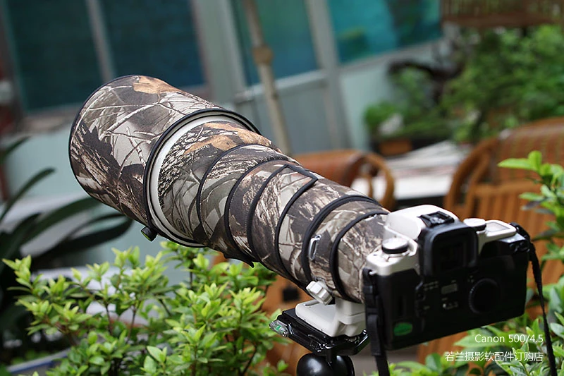 Линзы rolanpro камуфляжное пальто дождевик для Canon EF 500 мм F/4,5 L USM объектив защитный чехол пистолеты одежда для SLR объектив камеры