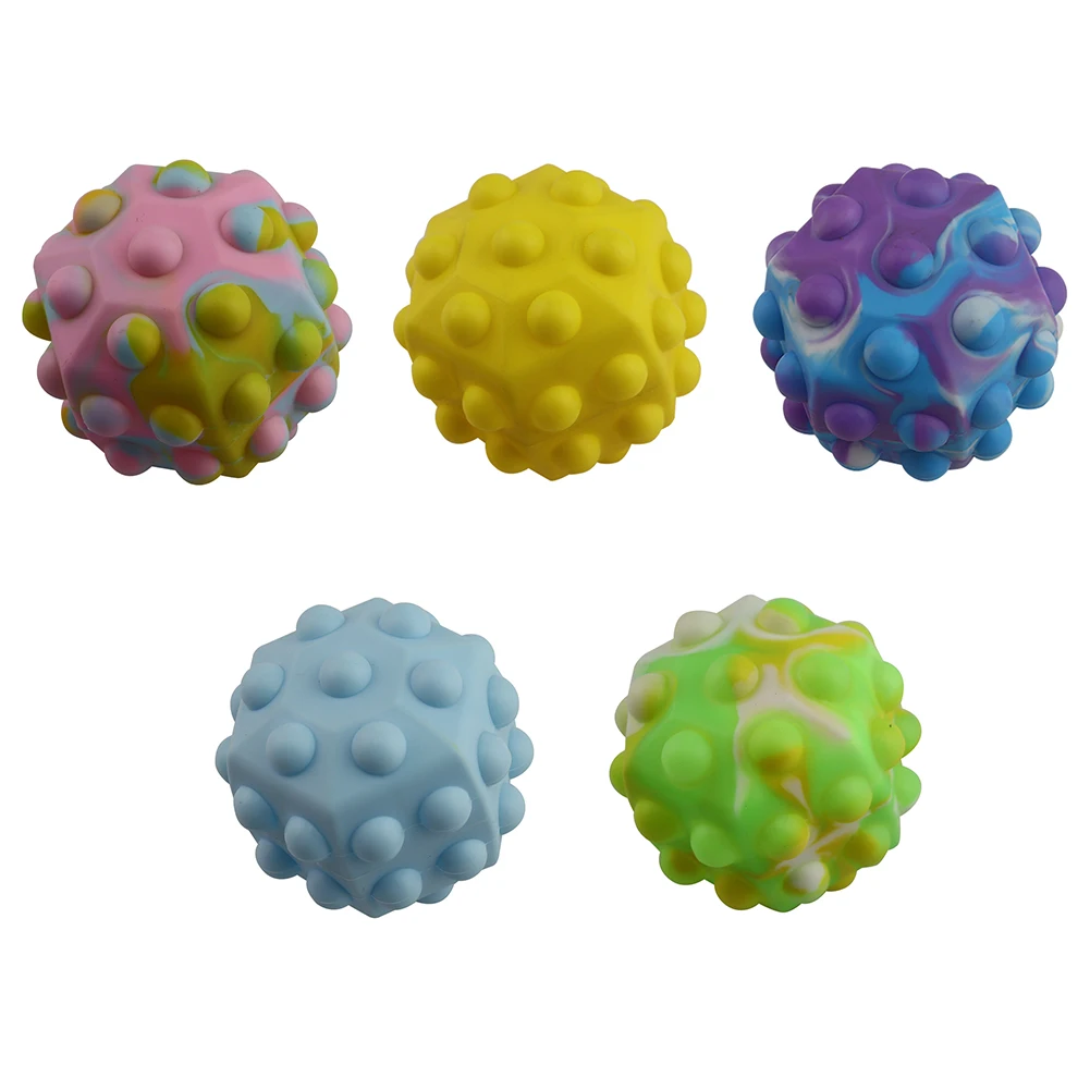 

Anti-Stress 3D Hexagon Push Bubble Ball Decompression Finger Press Squeeze Board Kid Adult Interactive Squeeze Sensory Toy