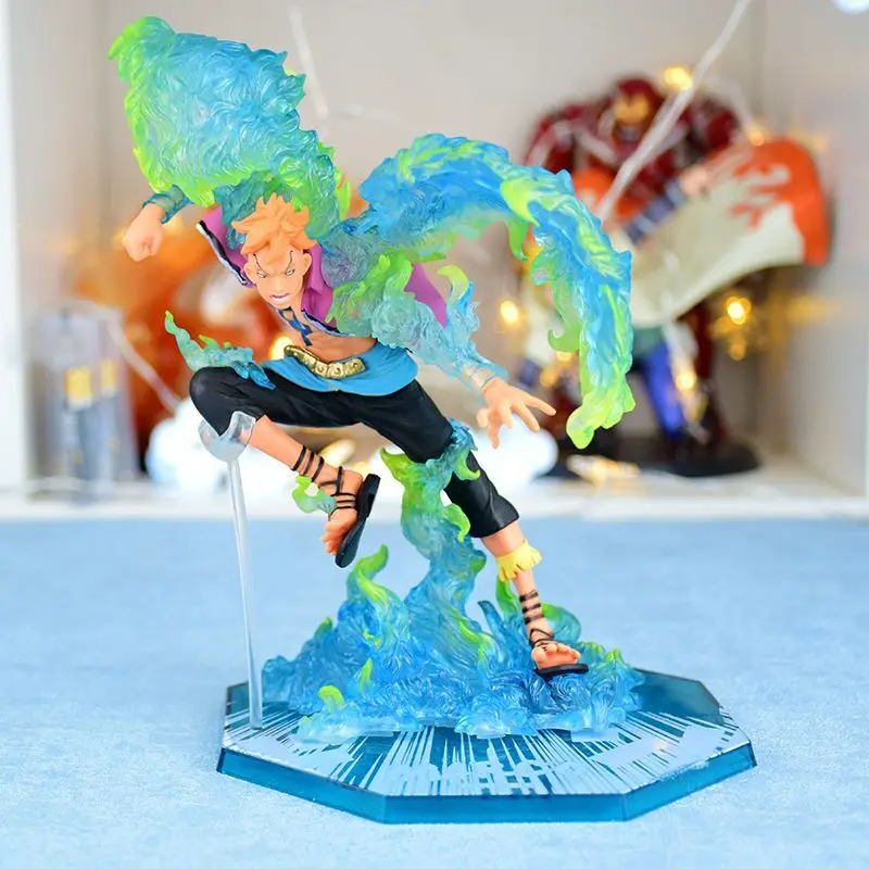 

New18cm Whitebeard Pirates Marco Anime One Piece PVC Action Collection Figure Model Gift