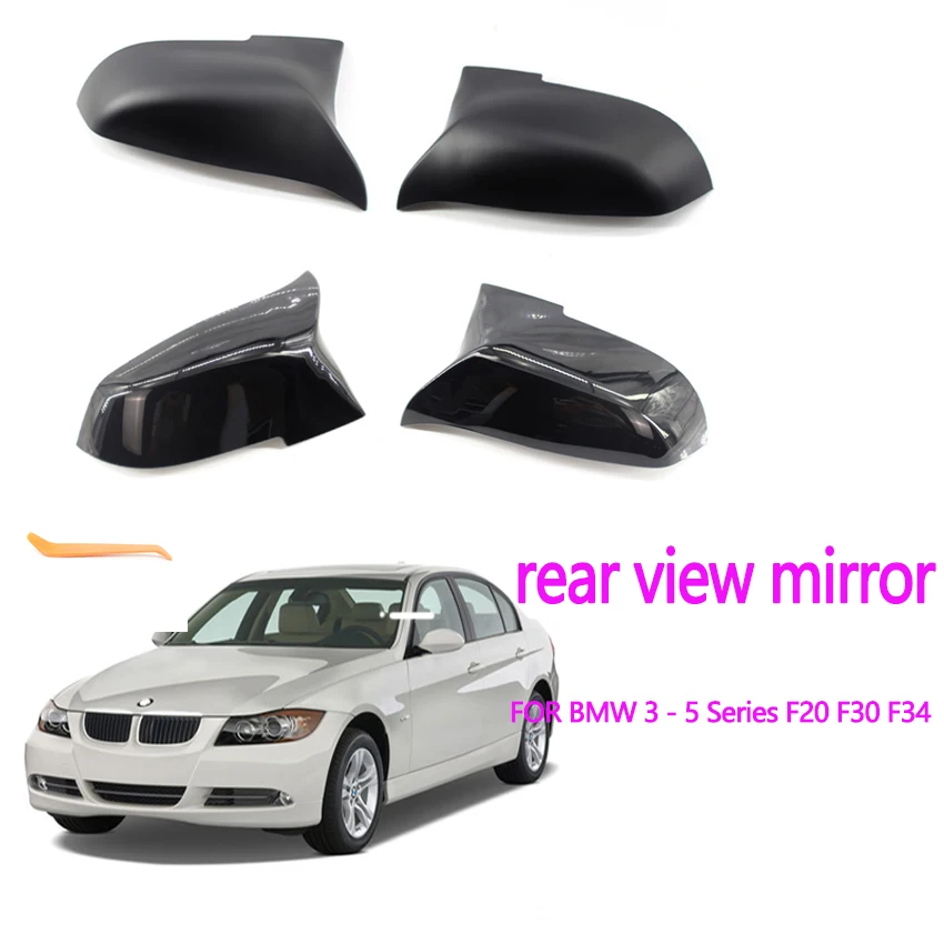 

For BMW 3-5 Series F20 F30 F34 rearview mirror cover sub-black bright black factory electronic Workshop deliver high quality